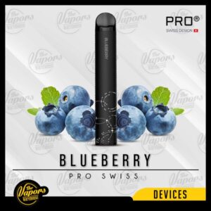 PRO Swiss disposable device (1500 Puff) 20mg / Blueberry