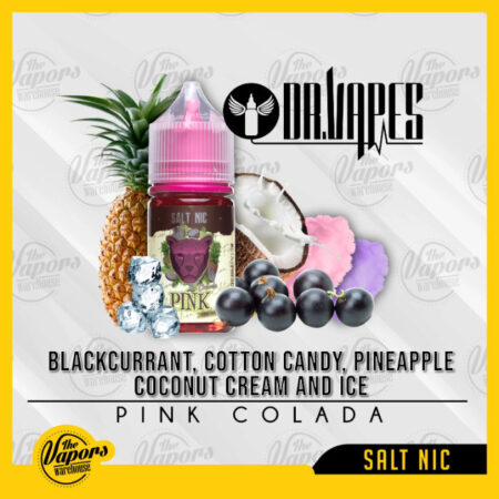 dr vapes pink colada saltnic