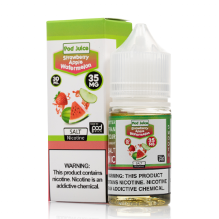 POD JUICE - STRAWBERRY APPLE WATERMELON FREEZE SaltNic 30ml / 35mg