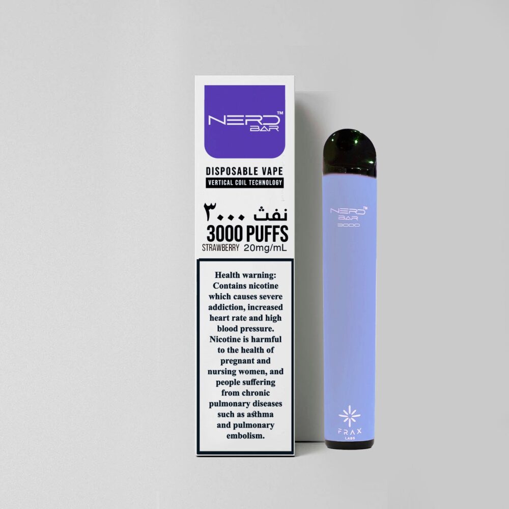 Nerd Bar DISPOSABLE DEVICE 3000 Puffs Pineapple,Fuji Apple,Strawberry,Blackcurrant Ice,Blueberry,Jamrock Blast,Power Berry,Blue Lemonade,Cherry Raspberry,Malibu Zest,Double Apple,Grape Ice,Coffee Tobacco,Cola Ice,Watermelon Ice,Watermelon Bubblegum,Tobacco,Mango Peach,Mango Ice