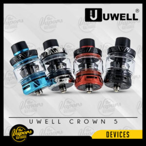 UWELL CROWN 5 SUB-OHM TANK Silver,Black,Red,Blue